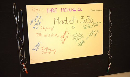 Feedbackwand Macbeth3030