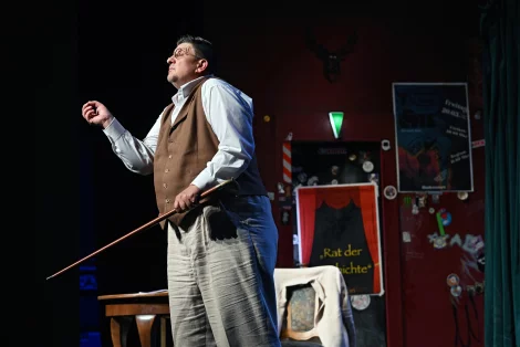 Szenenbild der theatermacher – Bild von 13 volker beushausen